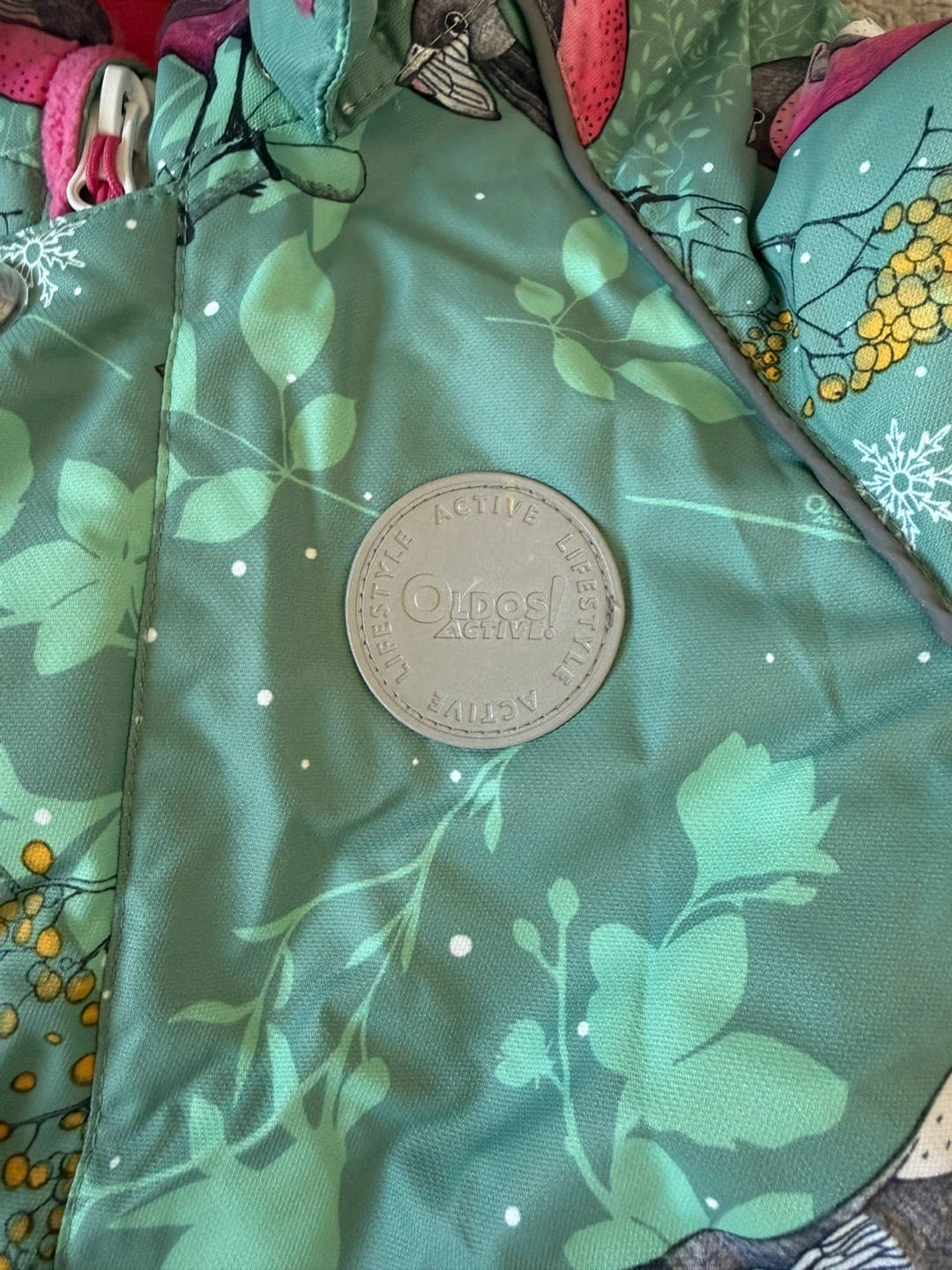 Olbos Active Snowsuit - Green Bird Print - photo 5