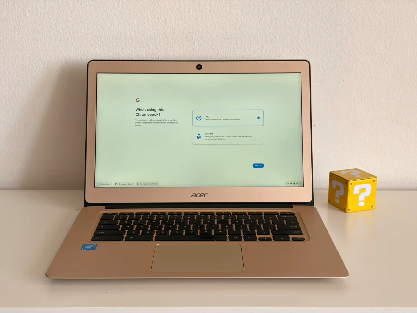 Acer Chromebook 14 CB3-431 (14-inch, 64GB, Intel, 4GB)