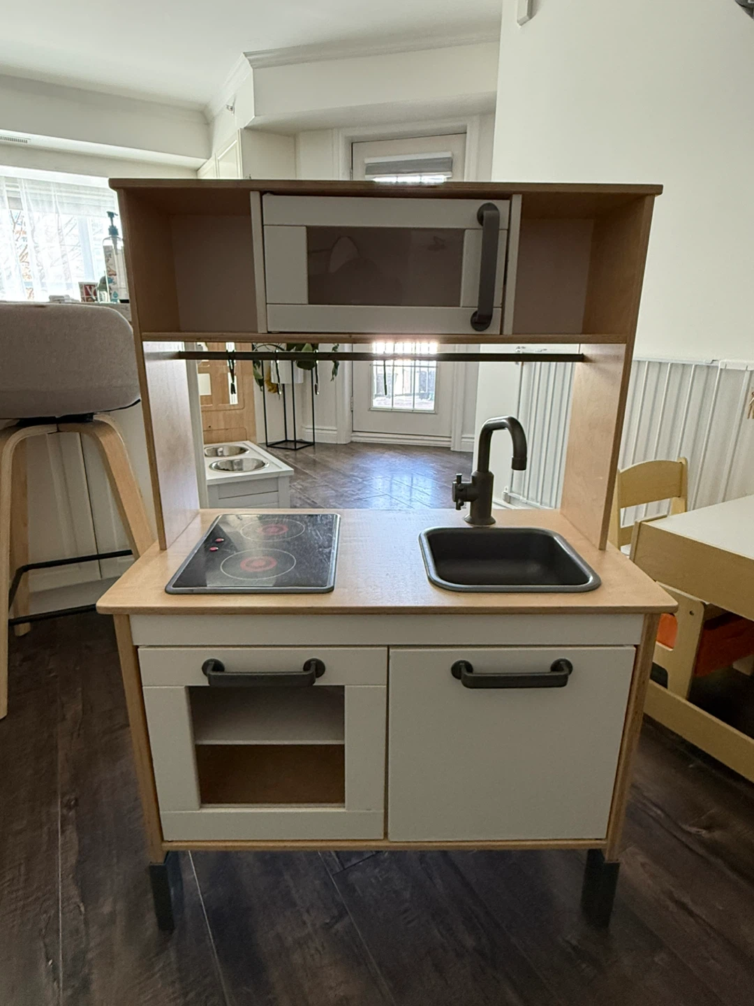 IKEA Kids Play Kitchen with Microwave, Stove, and Sink - photo 4