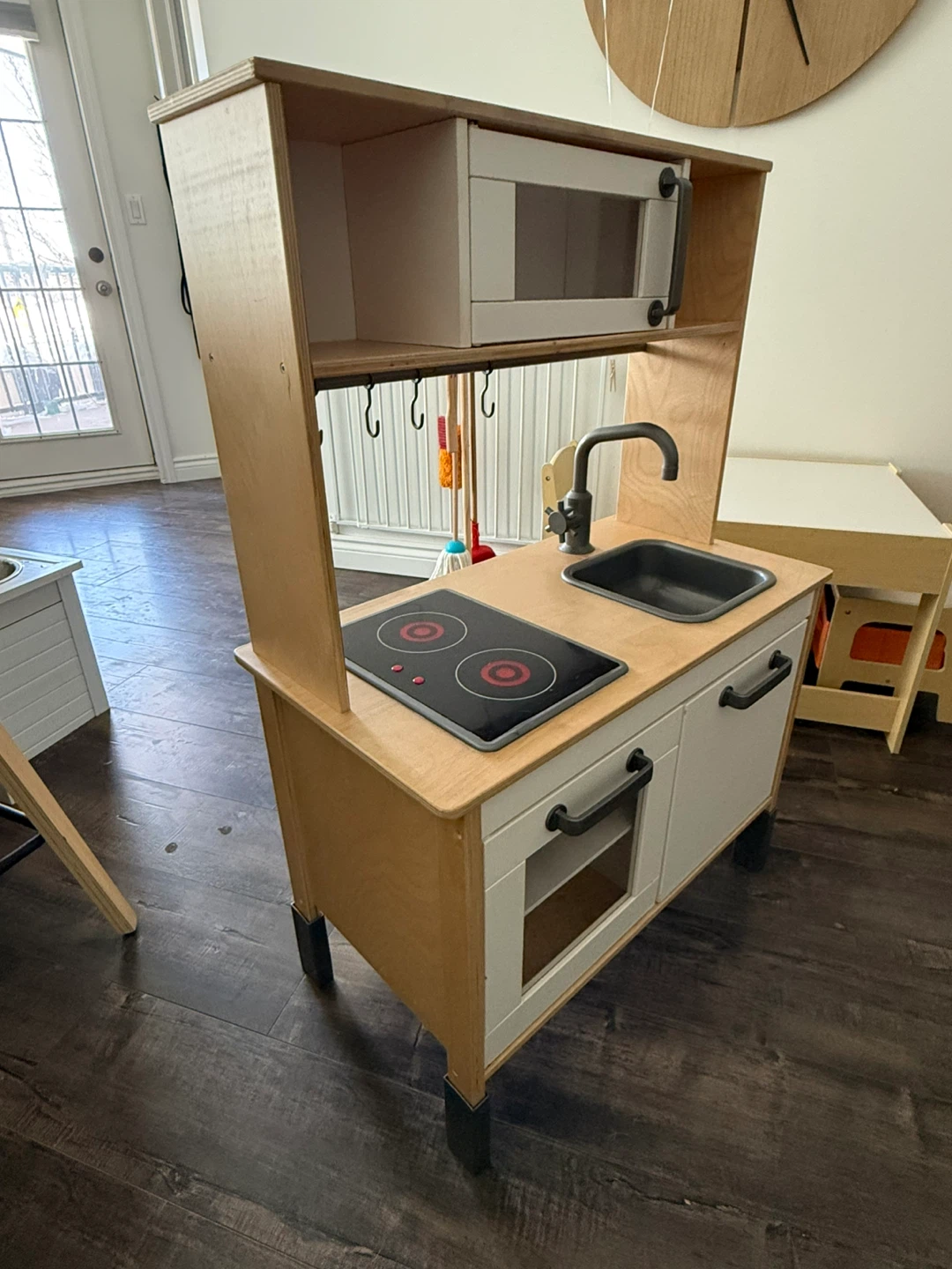 IKEA Kids Play Kitchen with Microwave, Stove, and Sink - photo 2