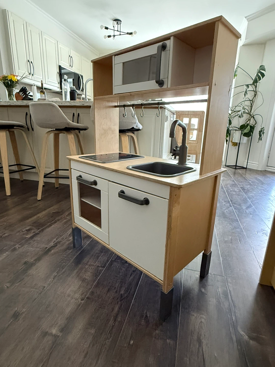 IKEA Kids Play Kitchen with Microwave, Stove, and Sink - photo 3