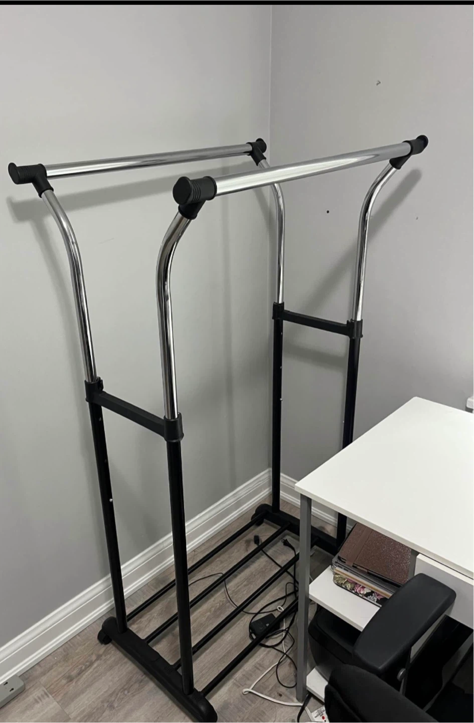 Rolling Clothing Rack