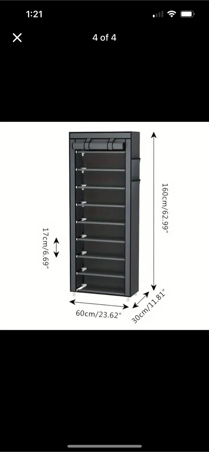 10-Tier Shoe Rack Storage Organizer - photo 2