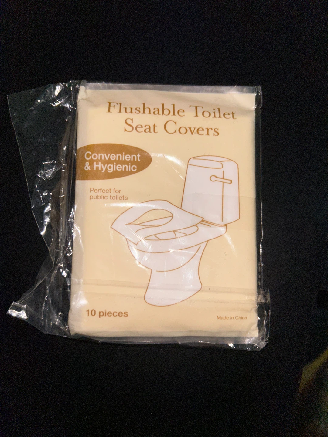 Flushable Toilet Seat Covers - 10 Pieces