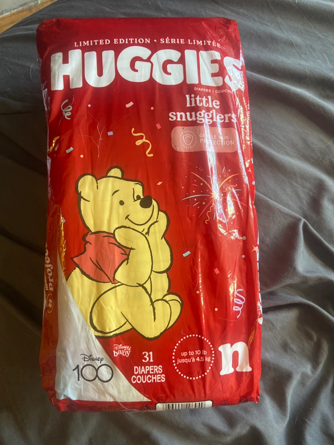 Huggies Little Snugglers Diapers, size NEWBORN