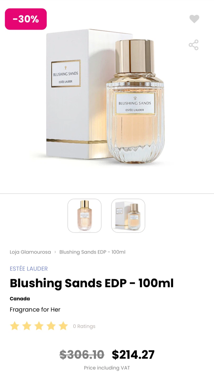 Estée Lauder Blushing Sands Eau de Parfum Spray - 100ml