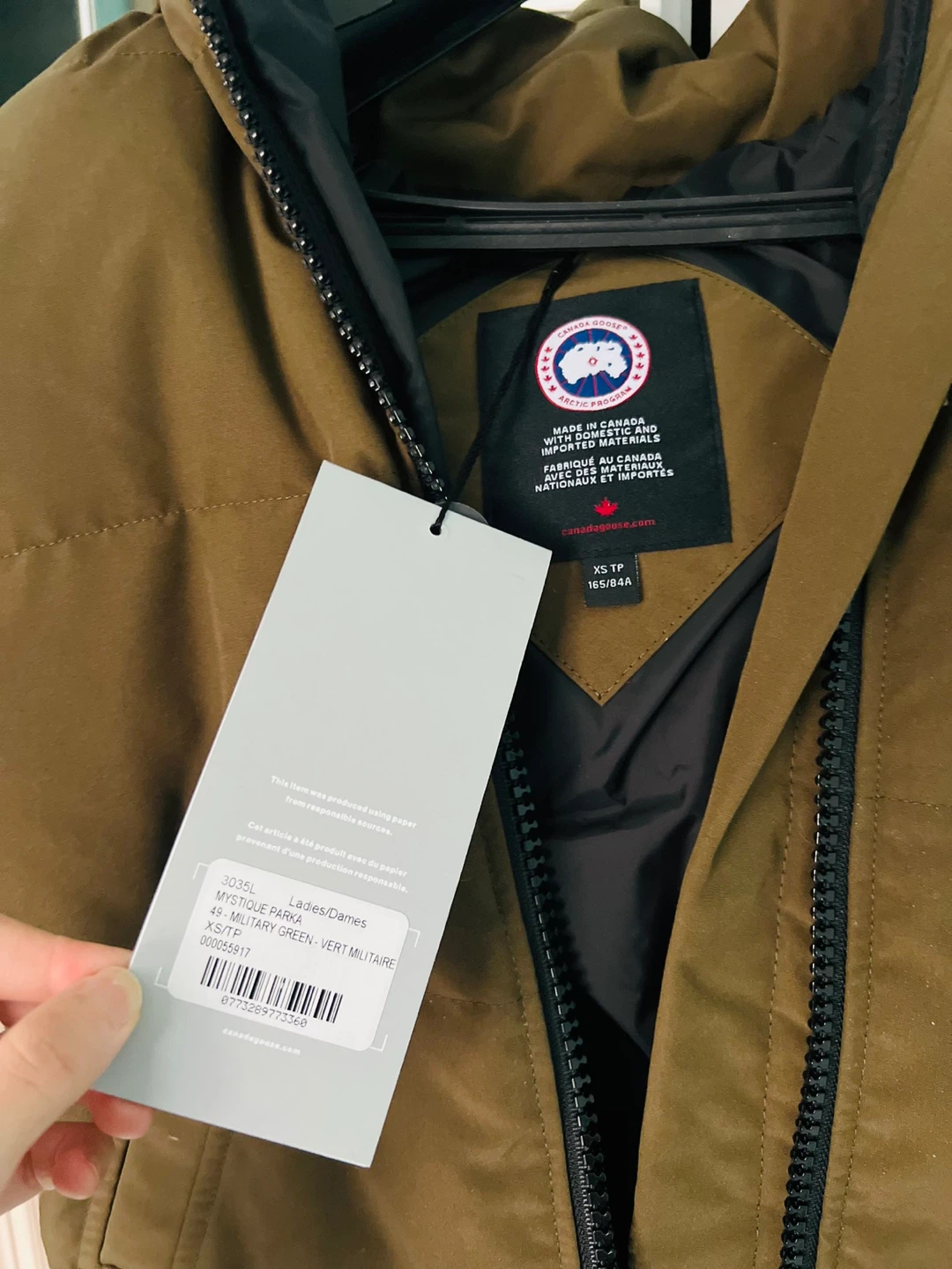 Canada Goose Mystique Fur Parka Women- Military Green - photo 2