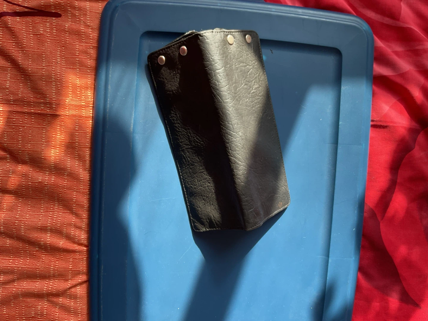 Black Leather key Case - photo 5