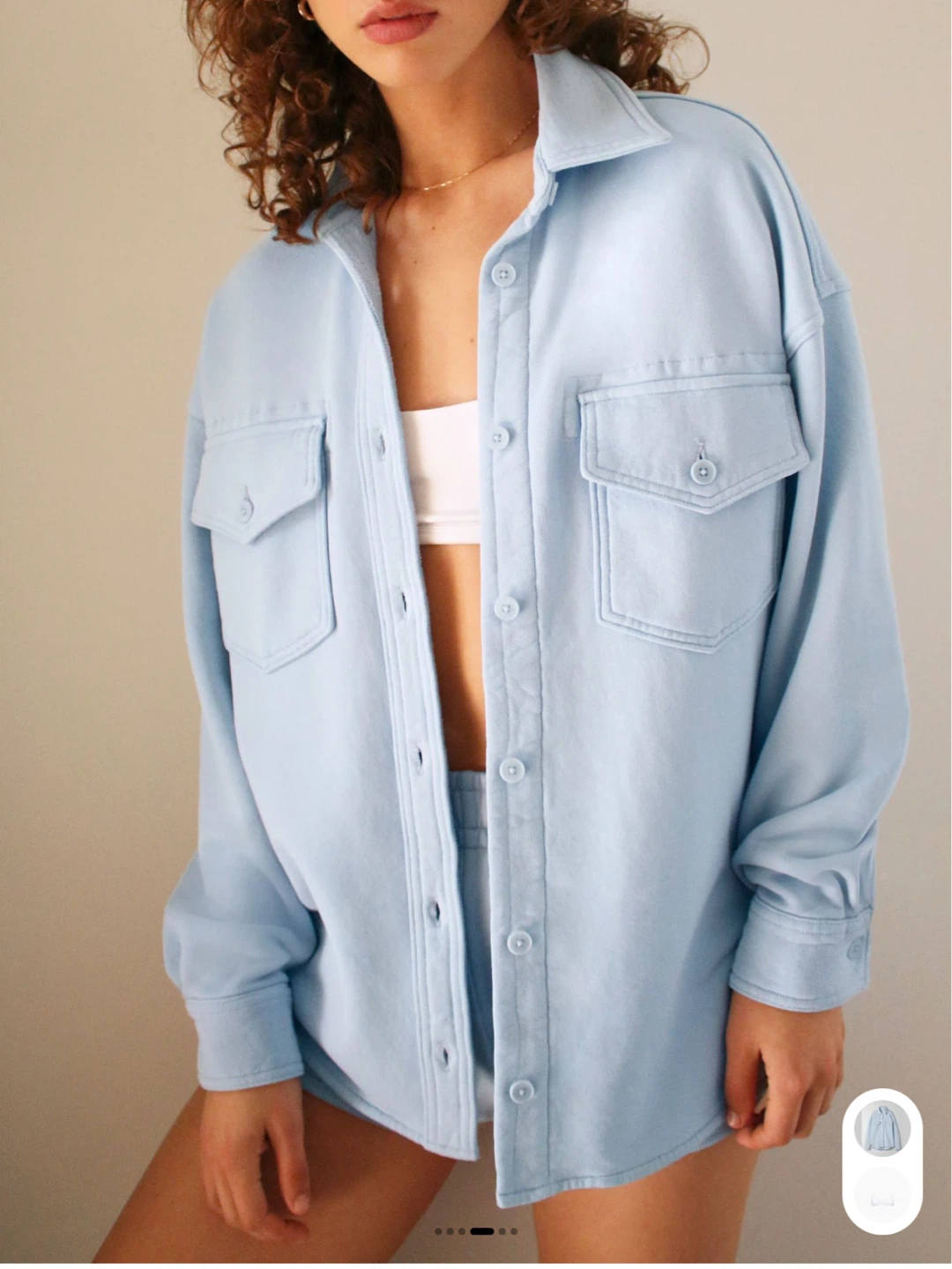 Wilfred Terry Fleece Shirt Jacket - photo 3