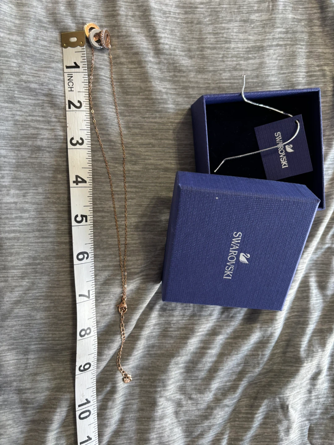 Swarovski Rose Gold Tone Necklace - photo 4