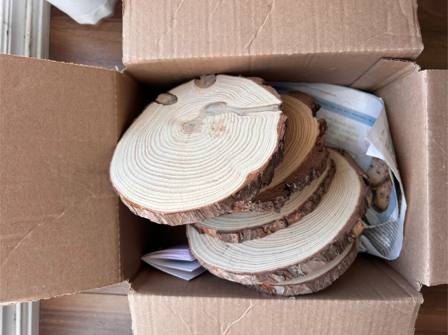 10 Wood Slice Coasters or Decor