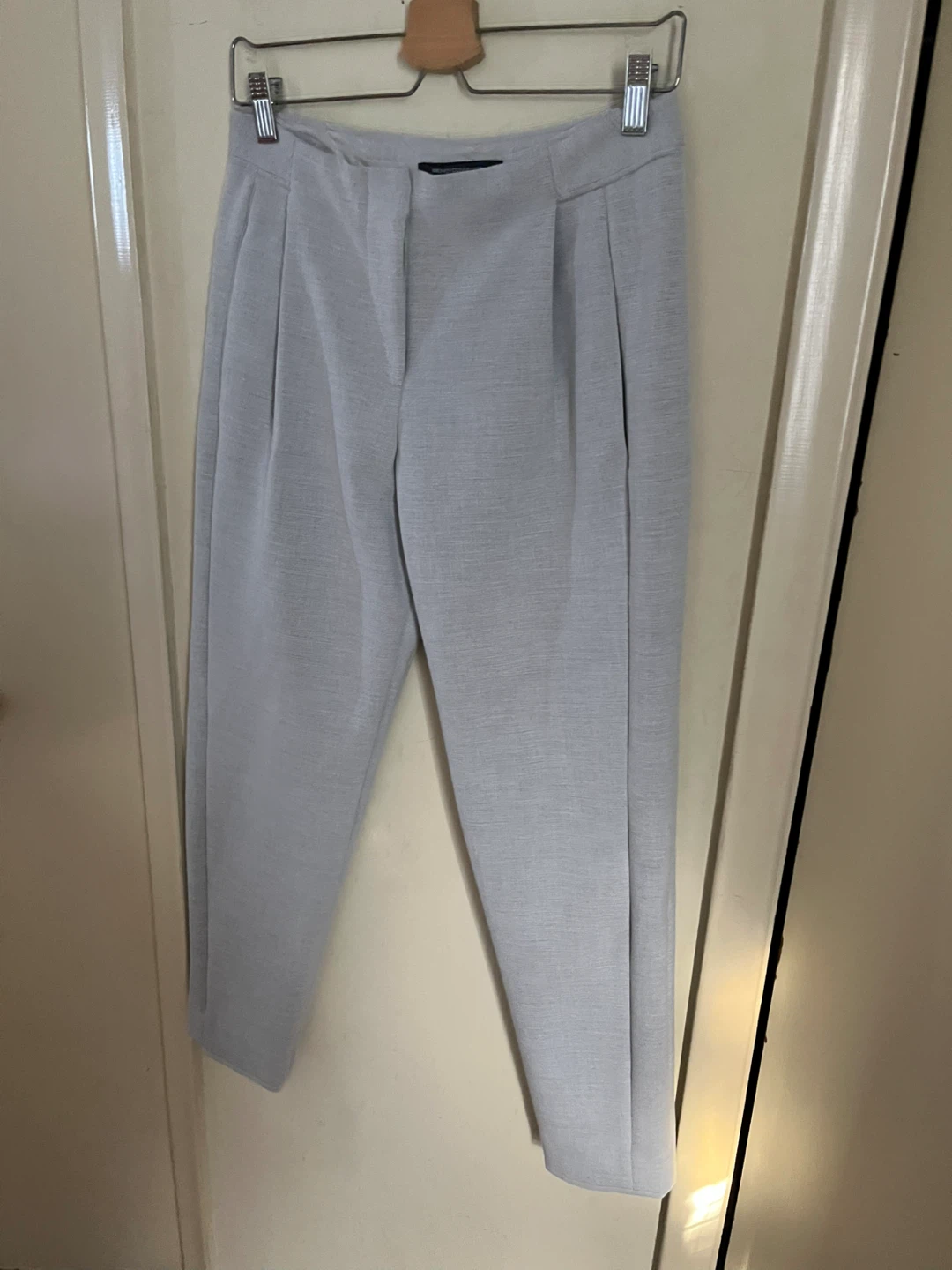 French Connection Light Grey Trousers - Size 8 - photo 4