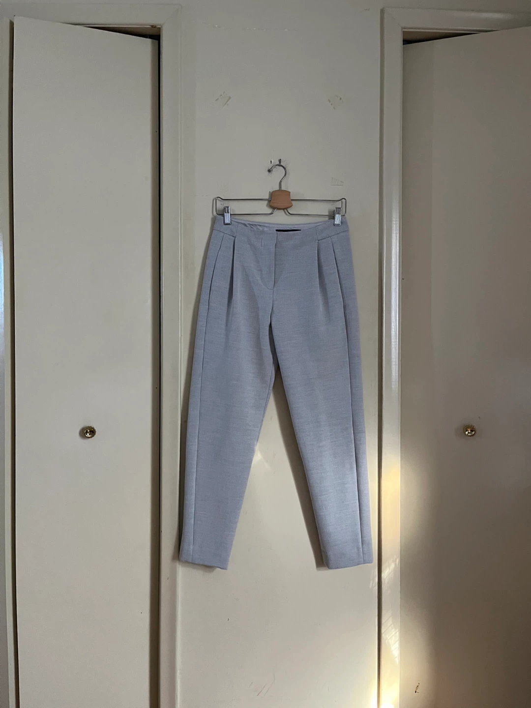 French Connection Light Grey Trousers - Size 8