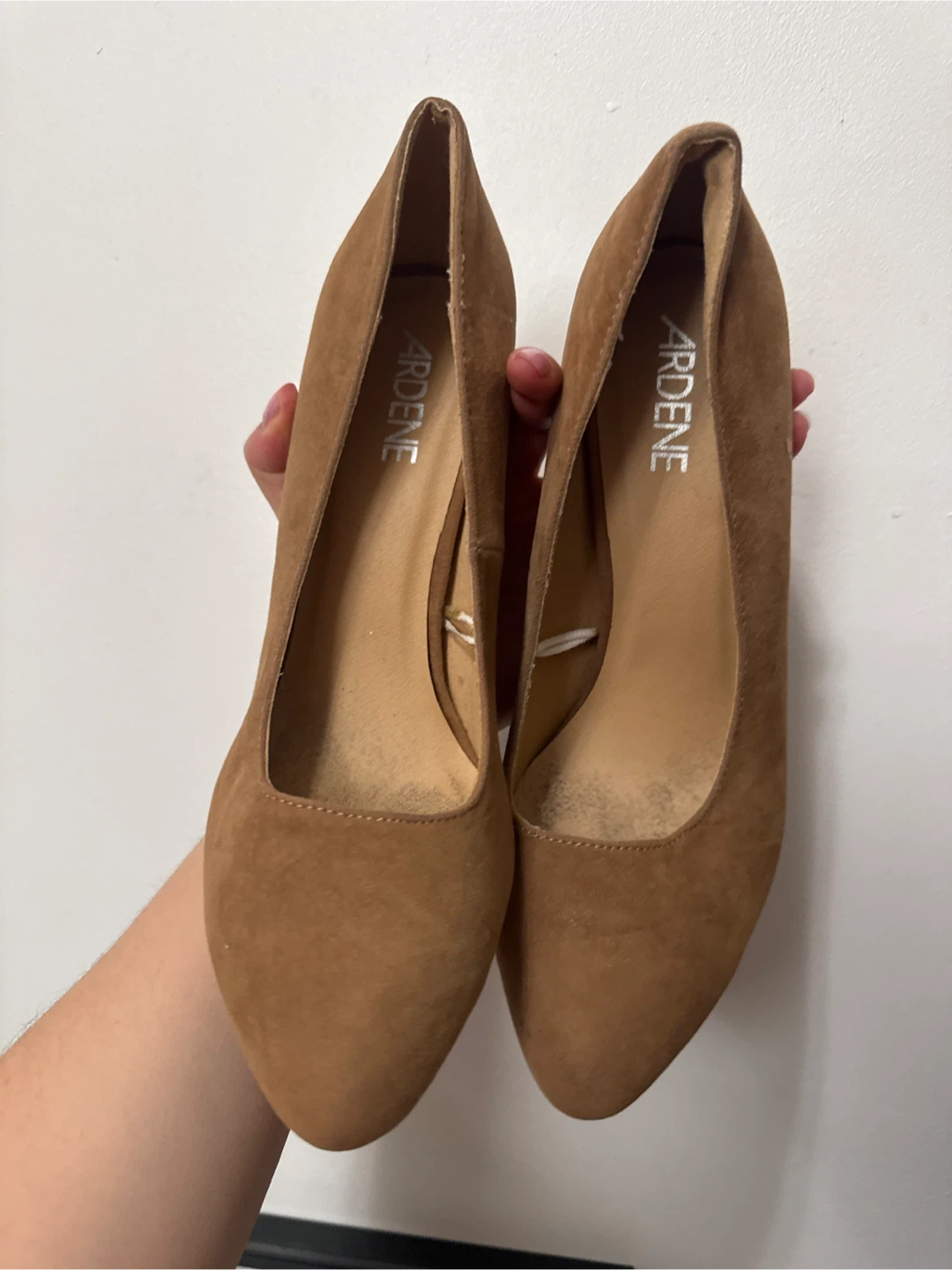 Ardene Women's Brown Suede Heels