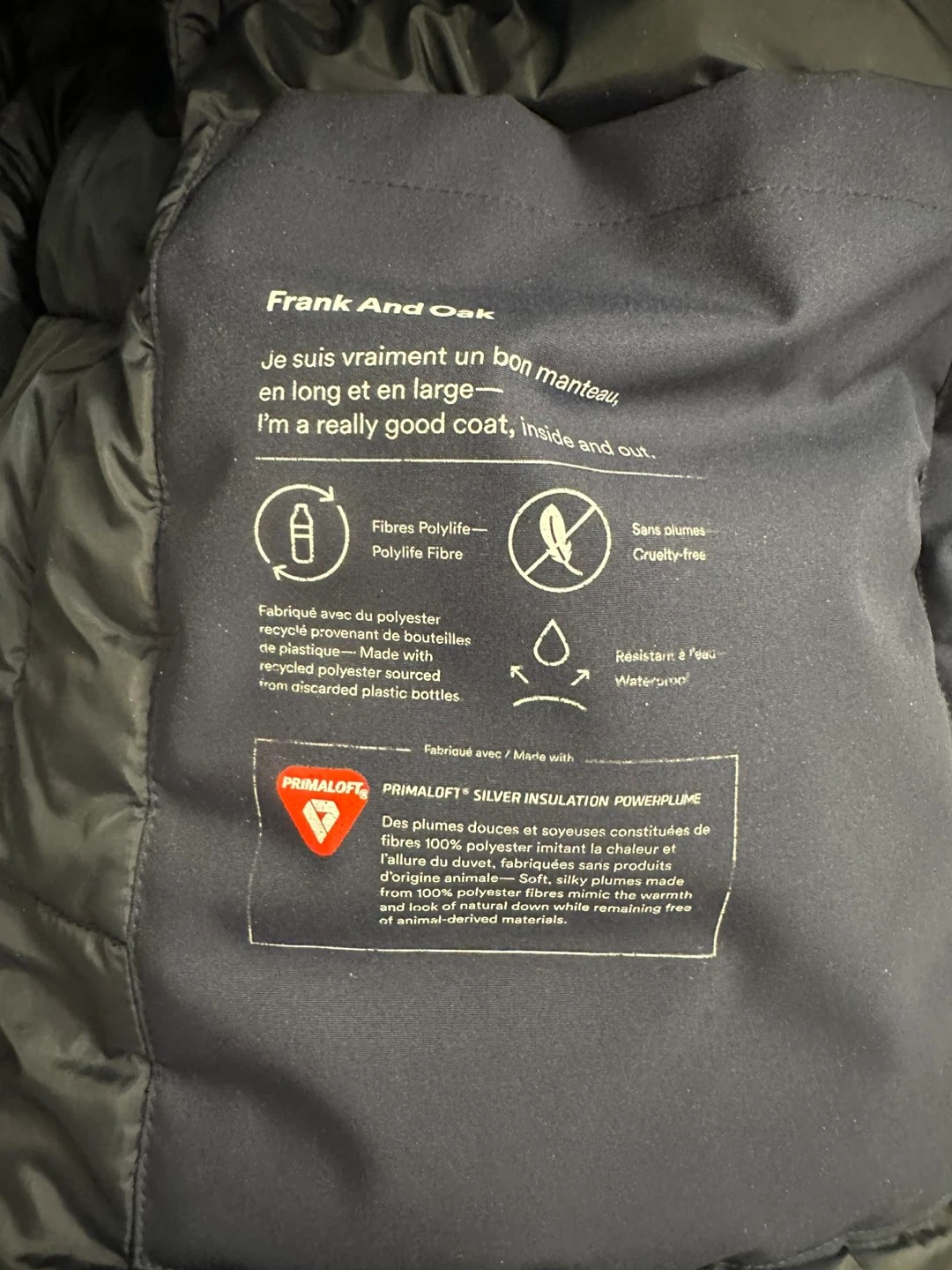 Frank and Oak Capital Parka Navy - photo 5