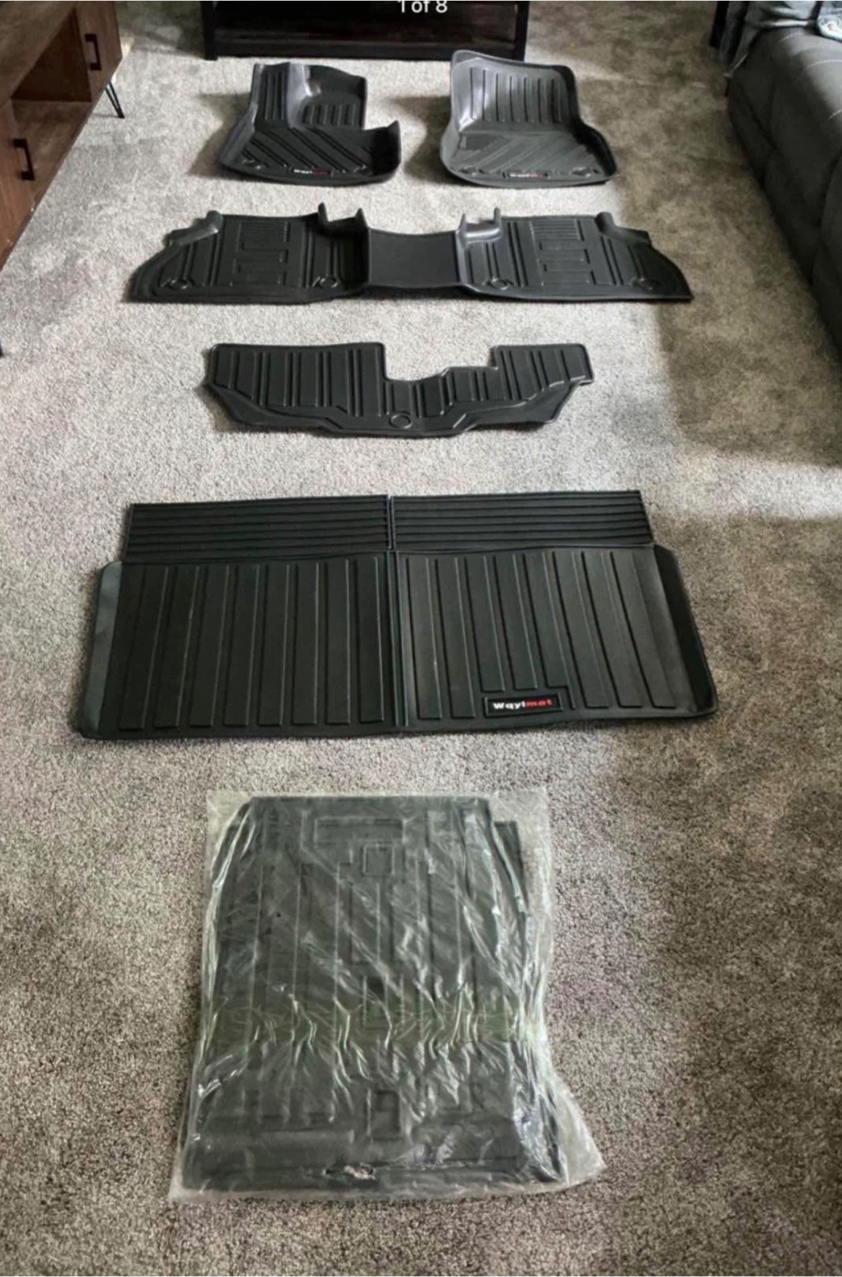New in box BMW X7 7 Seat All Weather Floor Liners 2019-25