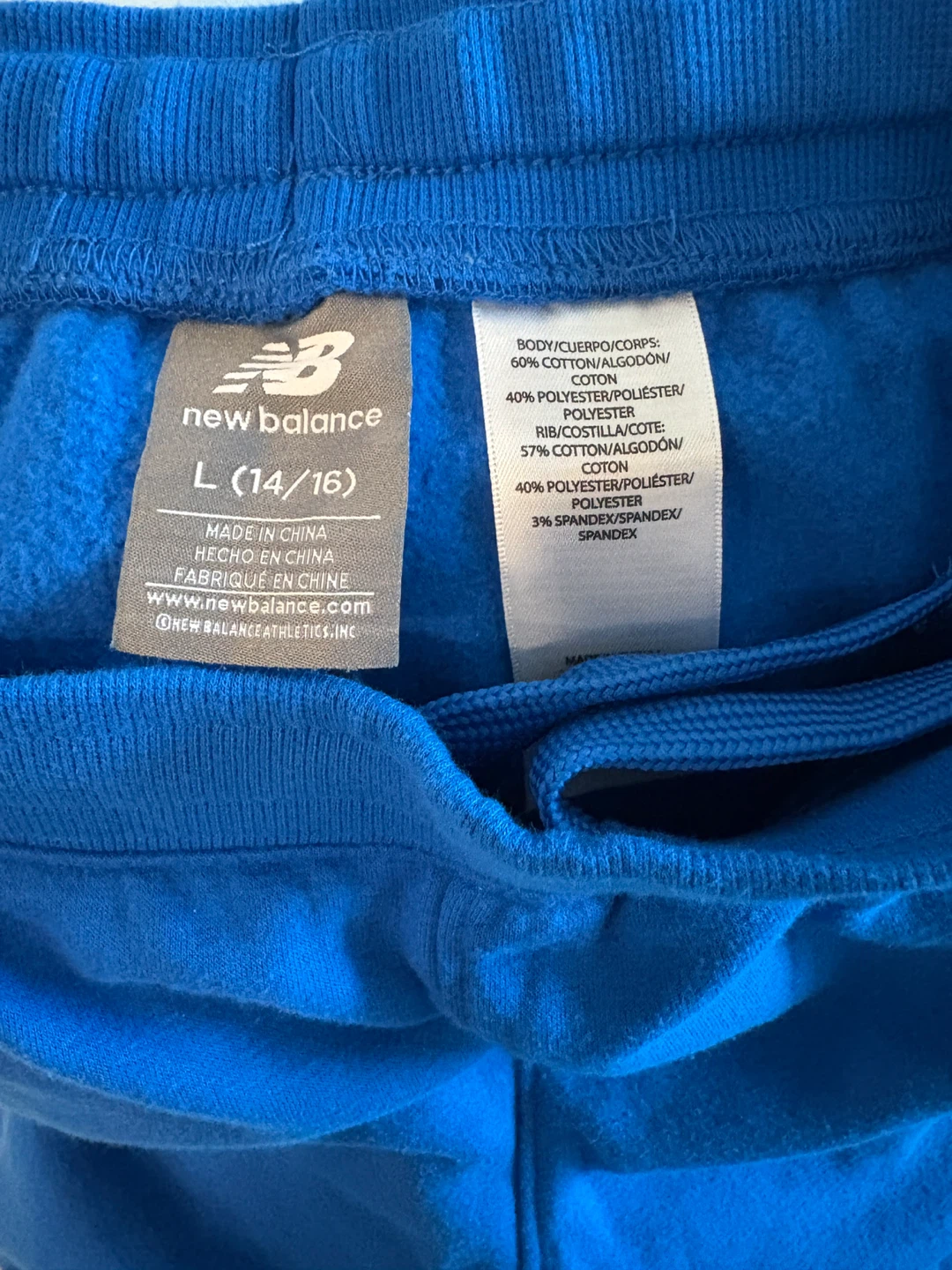 New Balance Blue Jogger Sweatpants Size L (14/16) - photo 2