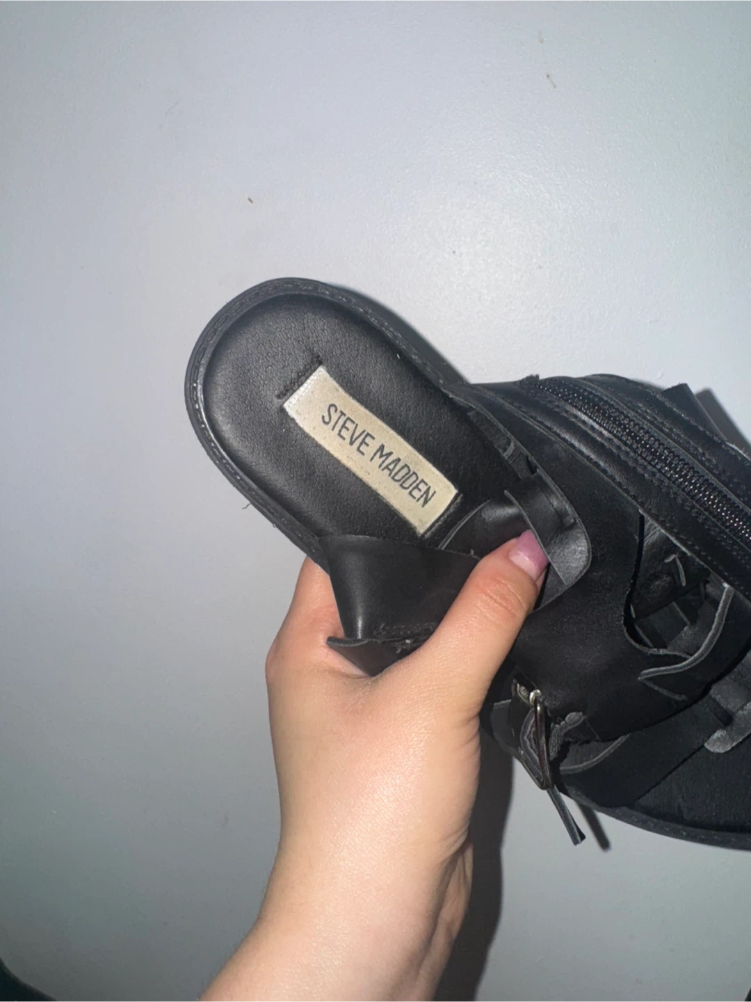 Steve Madden Black Gladiator Platform Sandals - photo 3
