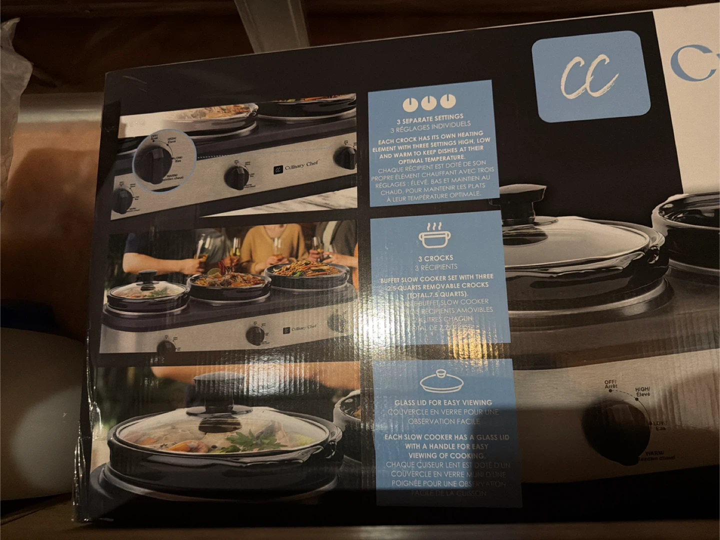 Culinary Chef Buffet Slow Cooker Set - photo 2
