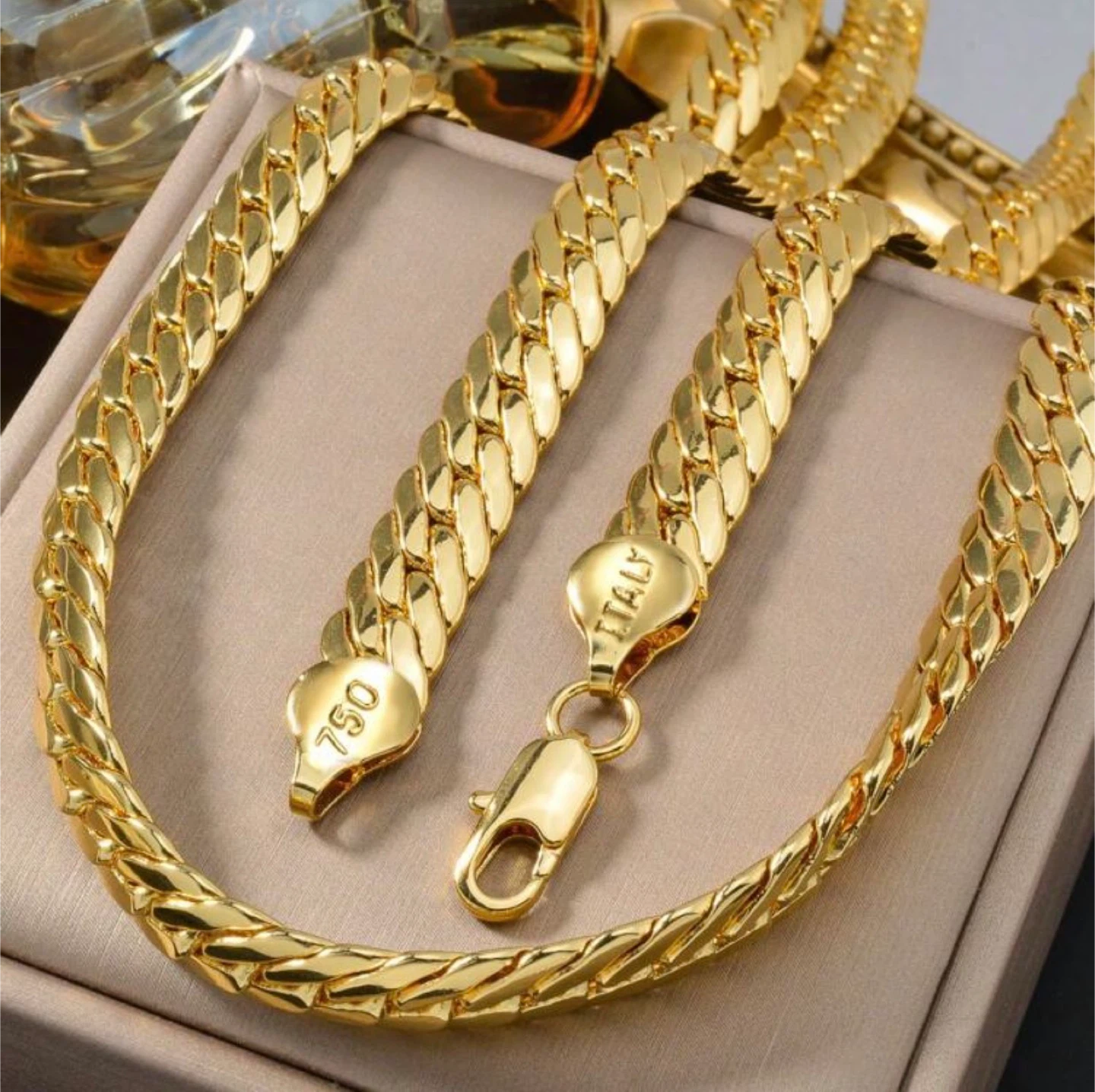 18 k- 750 Gold Plated Chain
