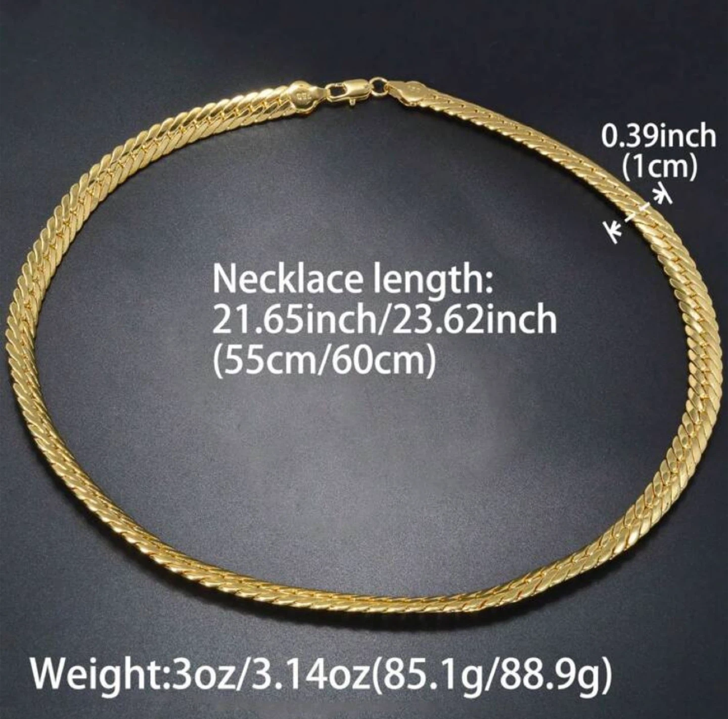 18 k- 750 Gold Plated Chain - photo 3