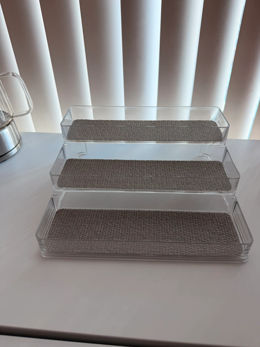 3-Tier Clear Plastic Organizer Shelf - photo 4