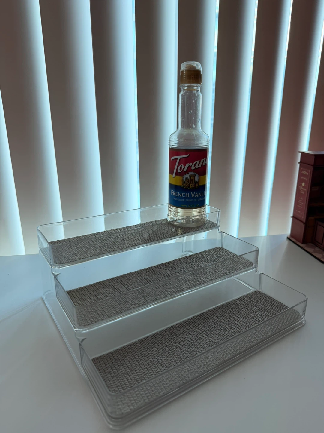 3-Tier Clear Plastic Organizer Shelf