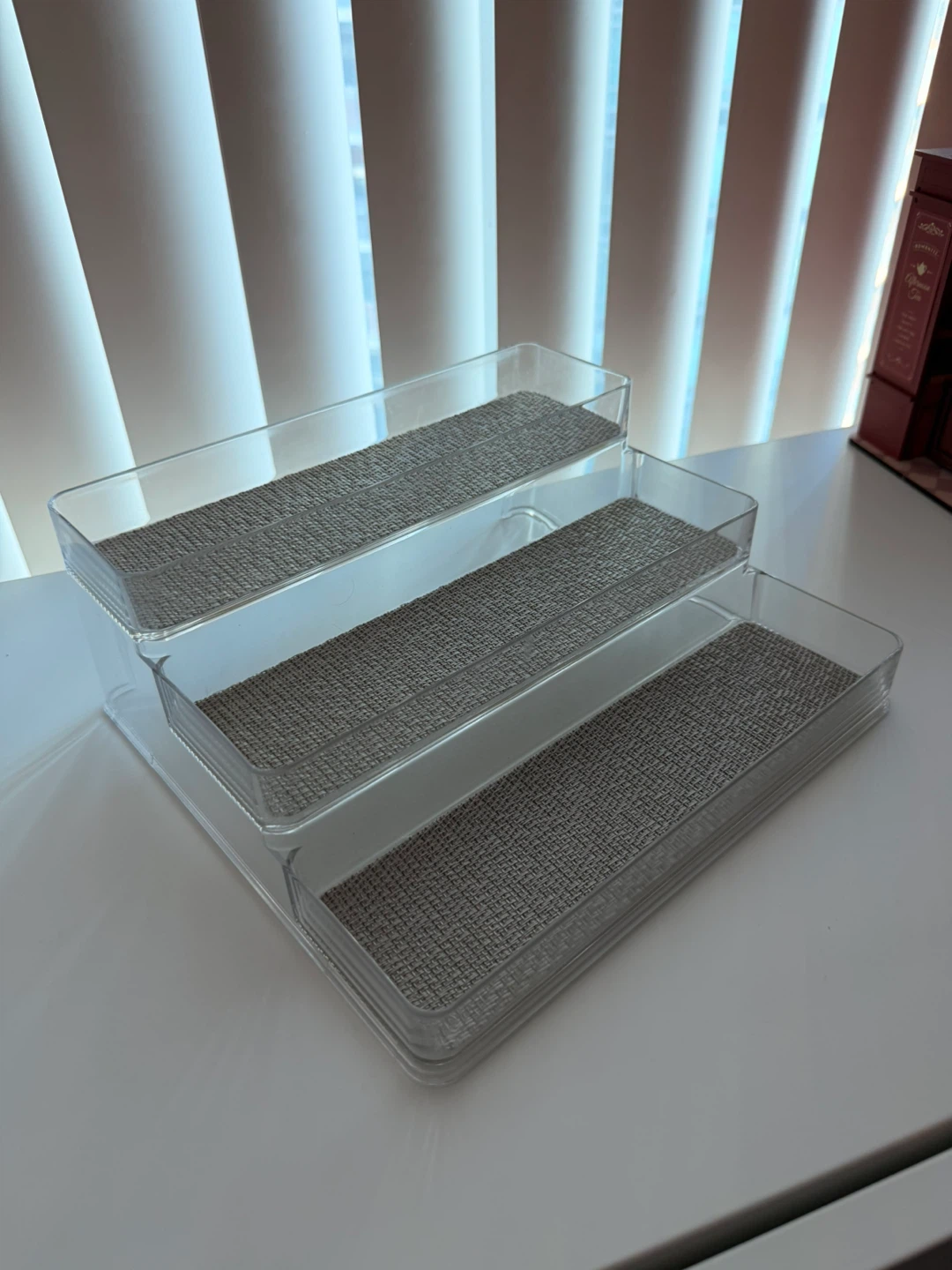 3-Tier Clear Plastic Organizer Shelf - photo 3