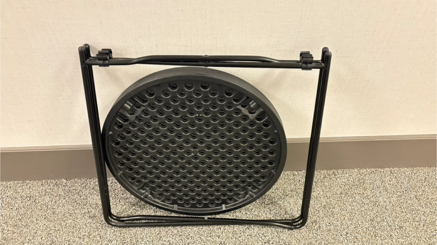 Black Round Side Table - photo 4
