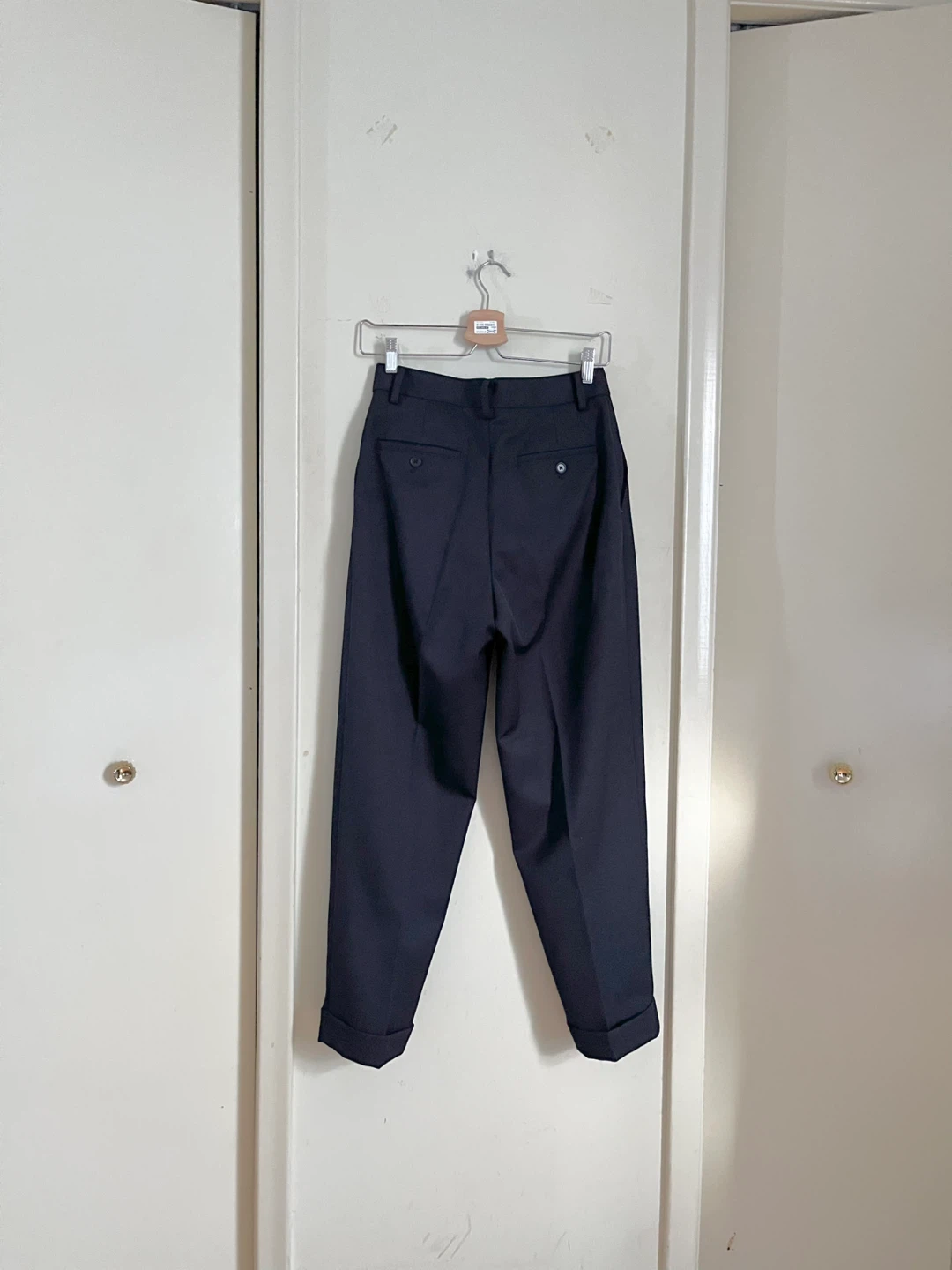 UNIQLO Ines de la Fressange Navy Wool Blend Pants size 25 - photo 2