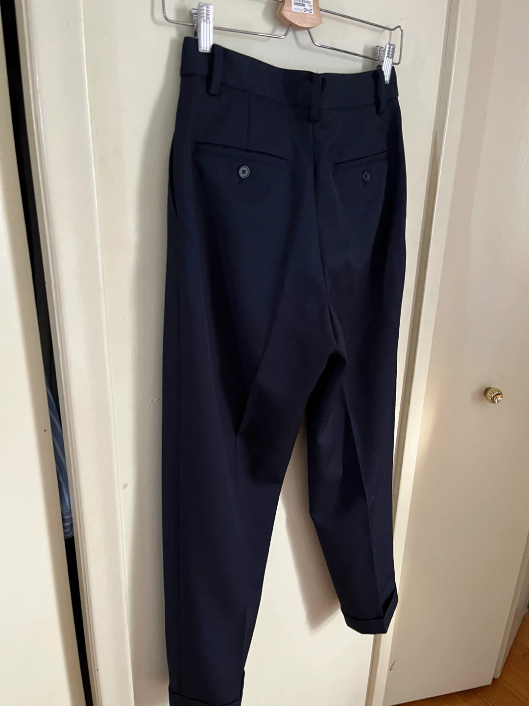UNIQLO Ines de la Fressange Navy Wool Blend Pants size 25 - photo 3