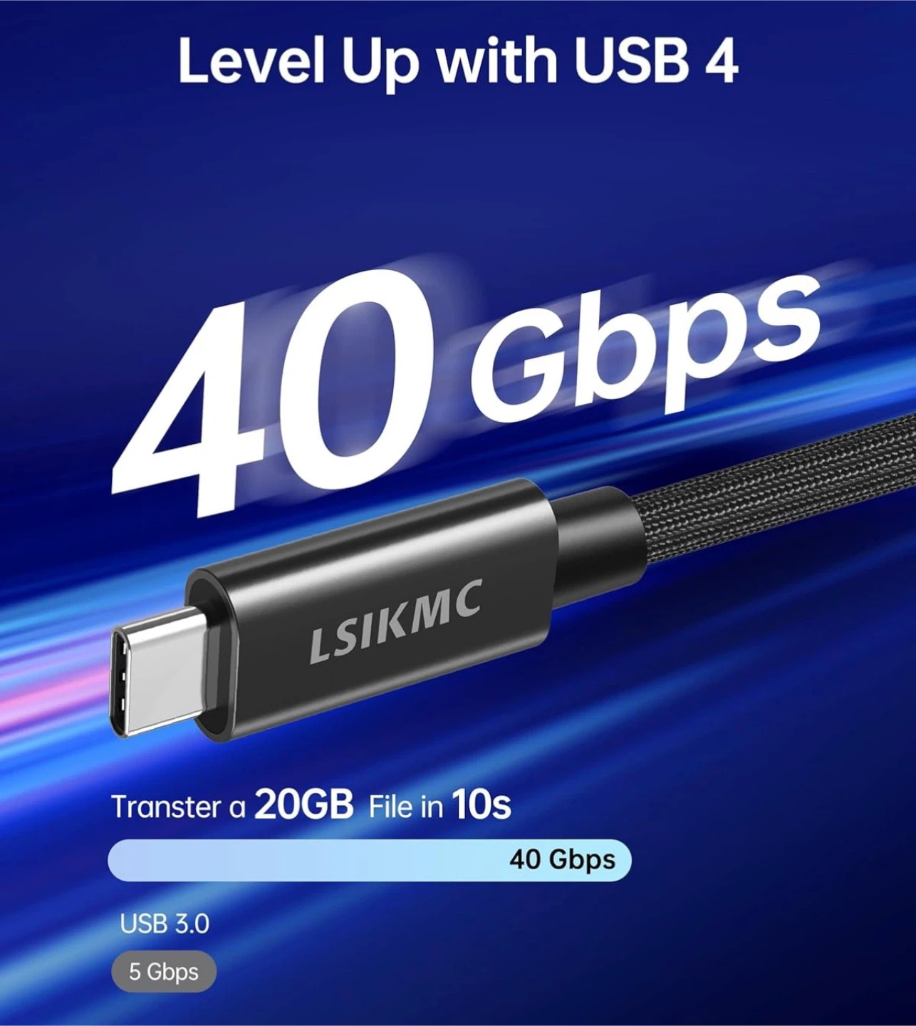 USBC Cable - 40 Gbps, 240W, 8K - photo 2