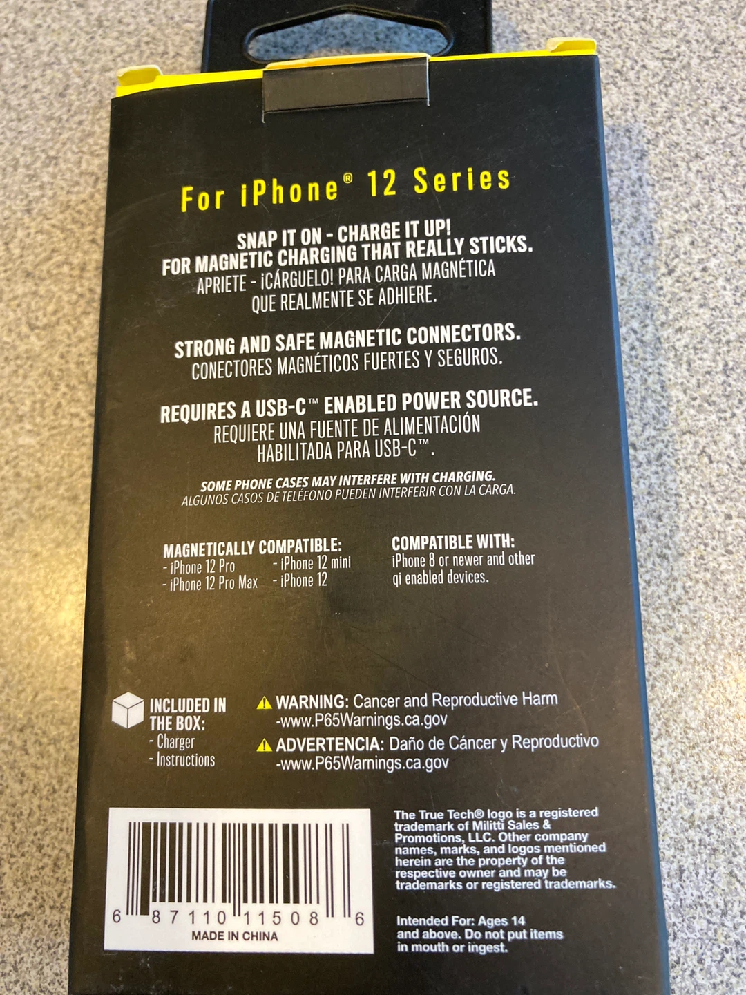 True Tech Magnetic Wireless Charger for iPhone 12 Series - photo 3
