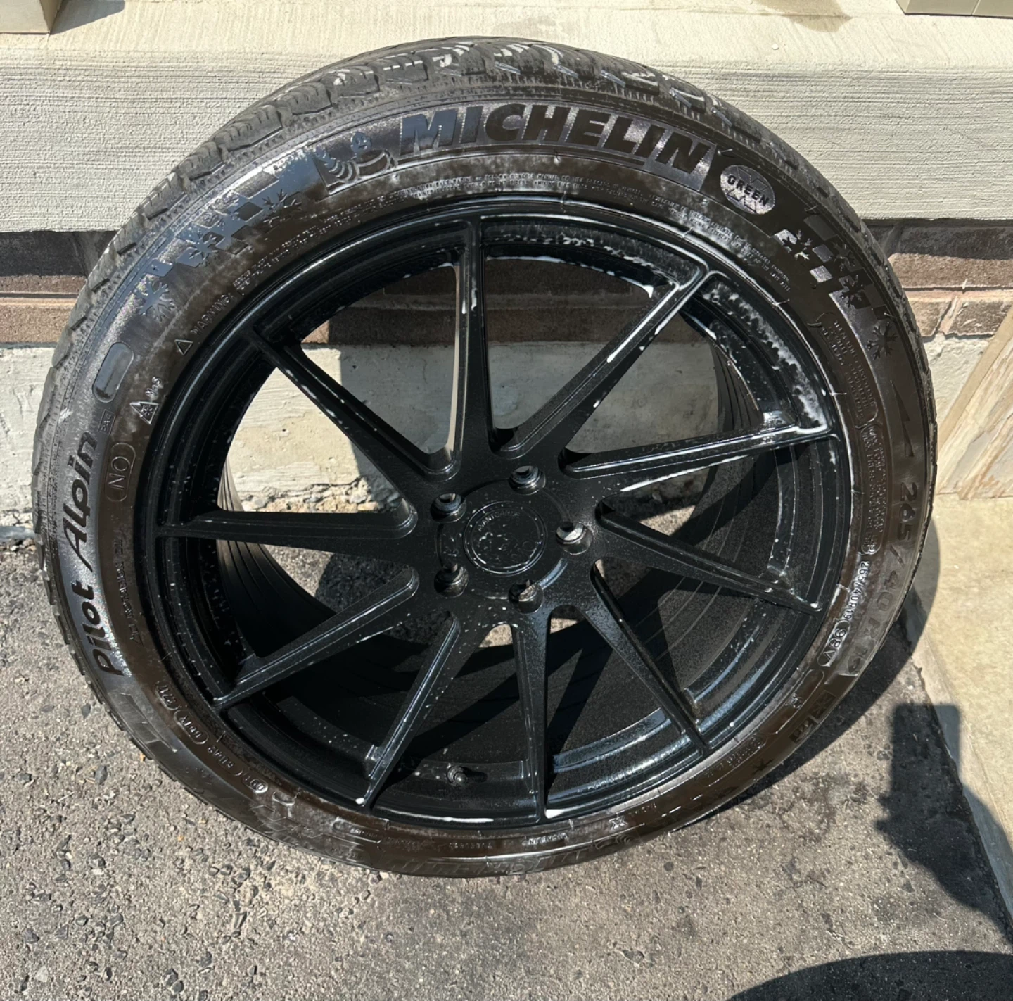 Michelin Pilot Alpin 4 Tires with Black Wheels - photo 3