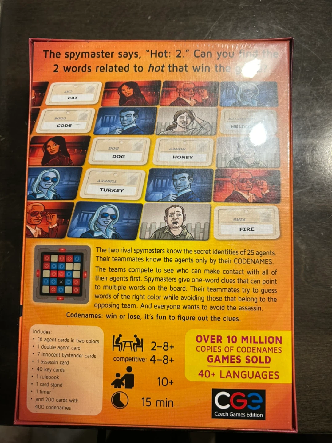 BNIB Codenames Word Game - Czech Games Edition - photo 2