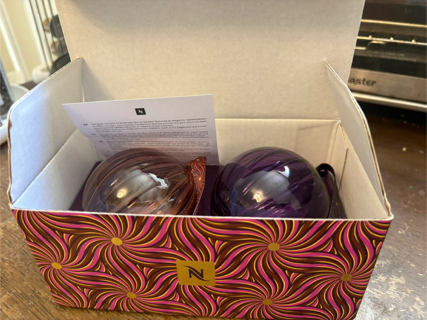 Nespresso Festive Baubles Ornaments