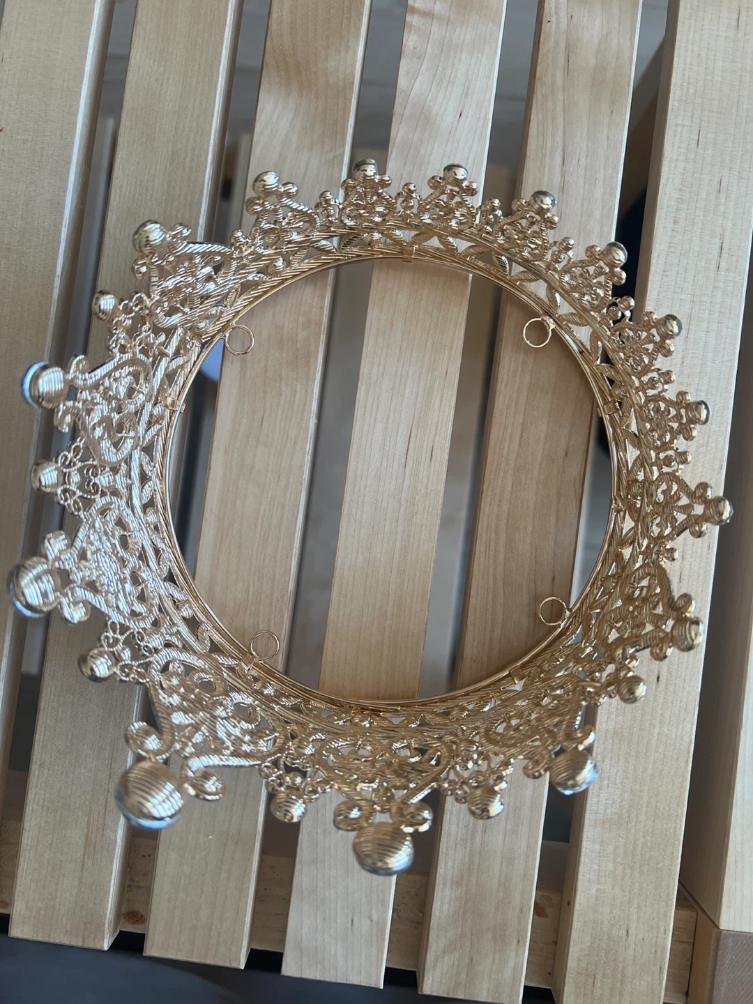 Gold Crystal Crown Tiara - photo 4