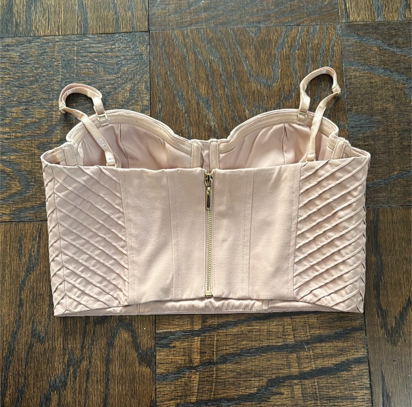 Marciano Dusty Pink Bustier Top - Size 6 - photo 2