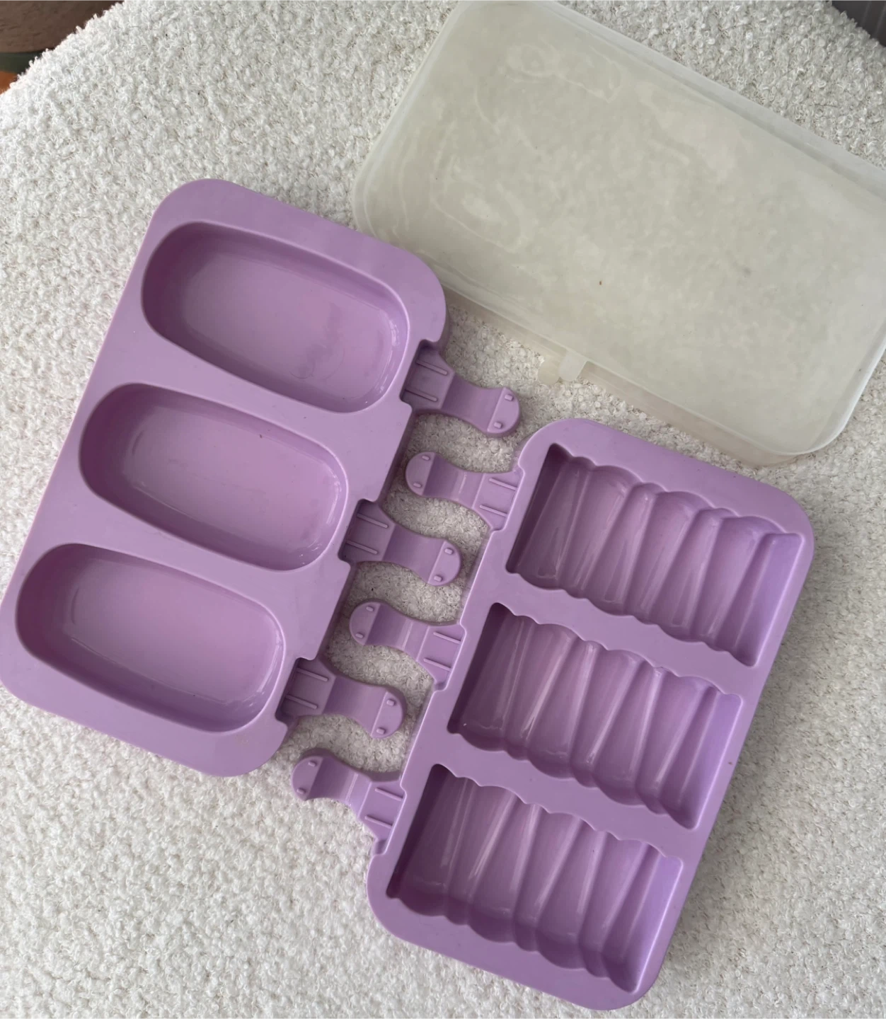 Purple Popsicle Ice Pop Maker Mold with Lid - photo 2
