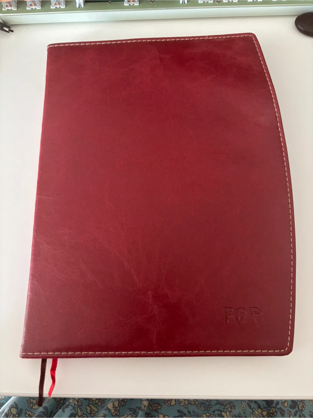 Red Leather Bound Journal