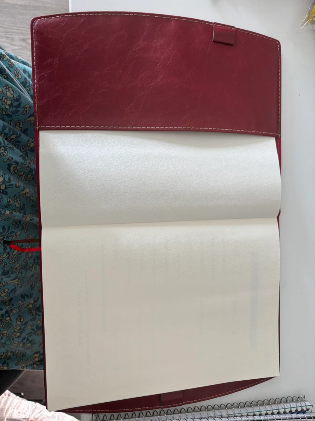 Red Leather Bound Journal - photo 2