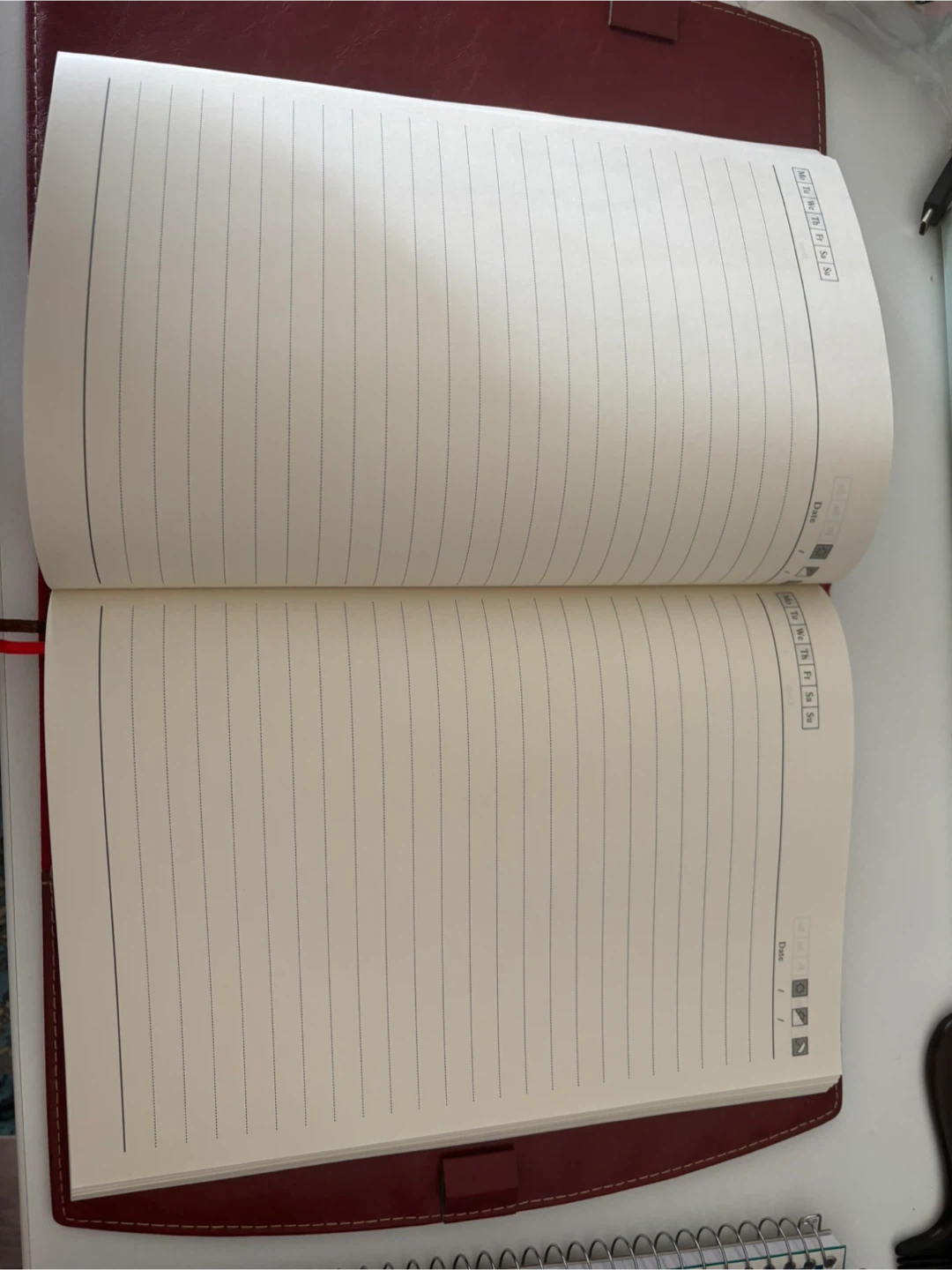 Red Leather Bound Journal - photo 3