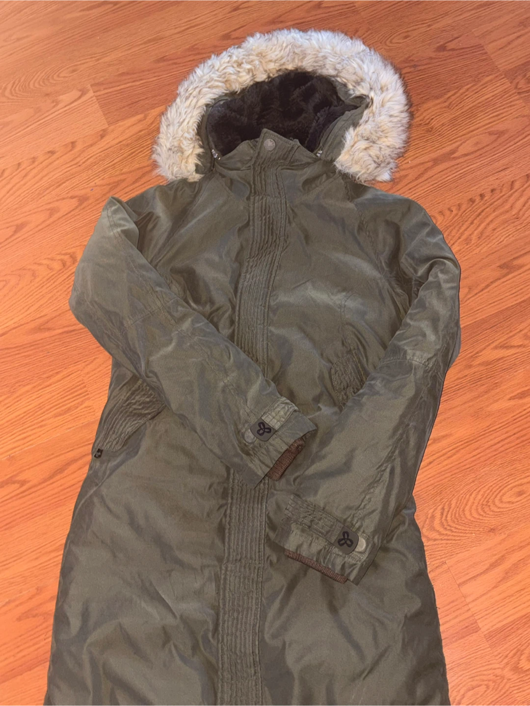 TNA Winter Parka - Olive Green - Size Small