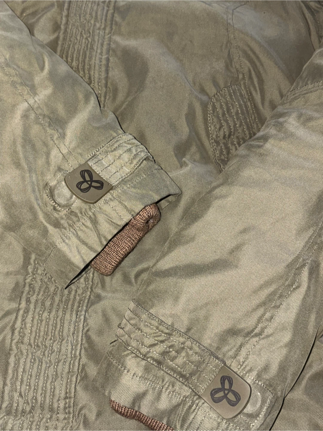 TNA Winter Parka - Olive Green - Size Small - photo 2