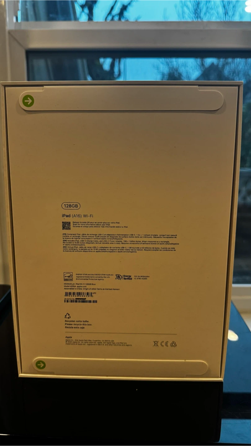Brand New Sealed [Blue] Apple iPad (A16) Wi-Fi 128GB - photo 3