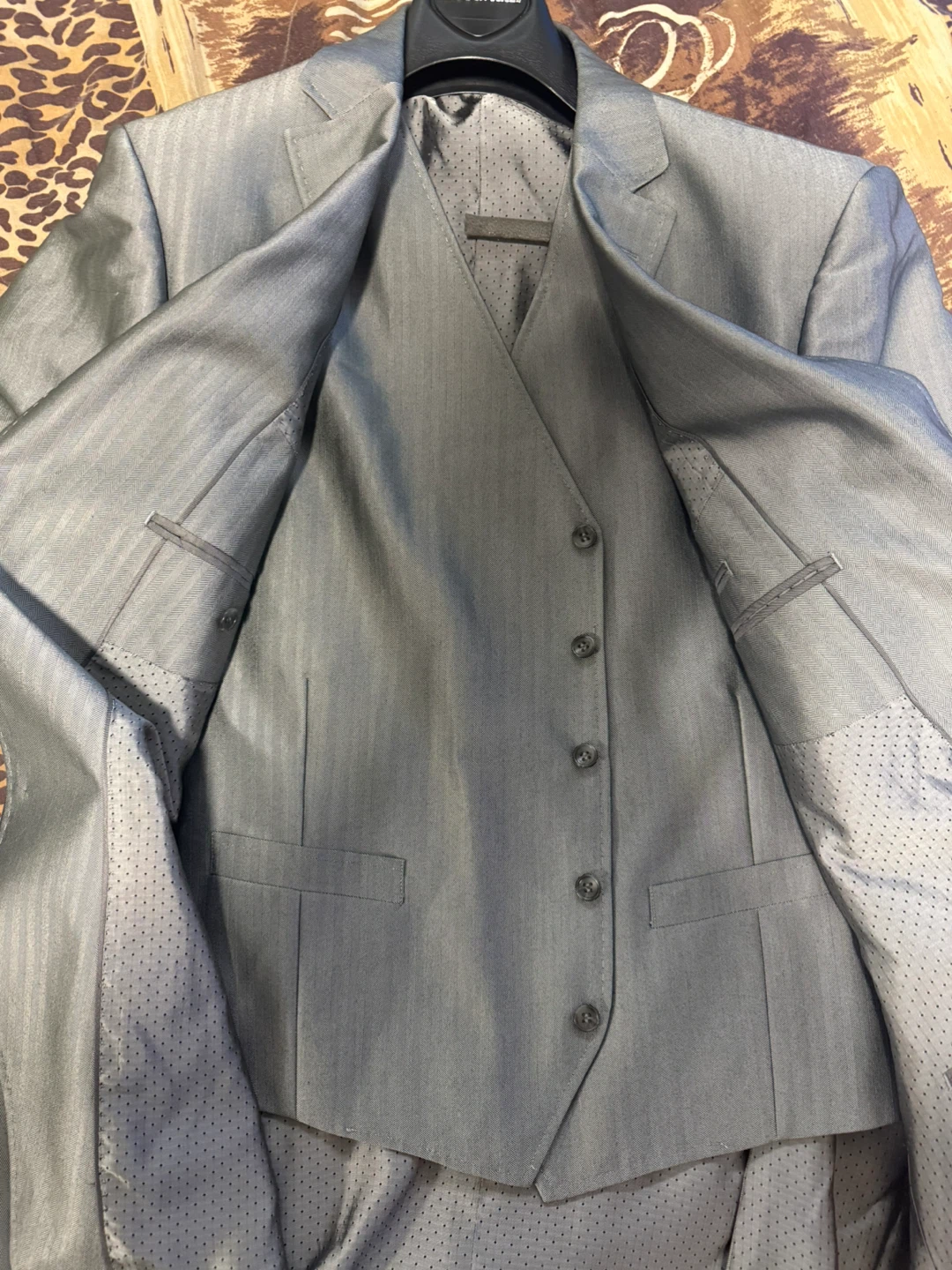 Men’s silver suit from Italy. - photo 4