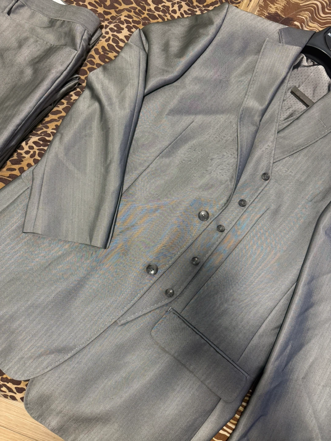 Men’s silver suit from Italy. - photo 3