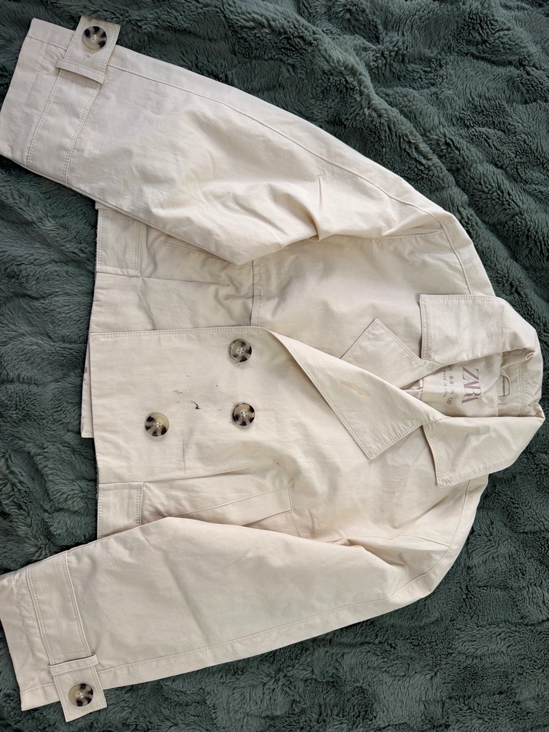 Zara Beige Jacket 8-9 Years
