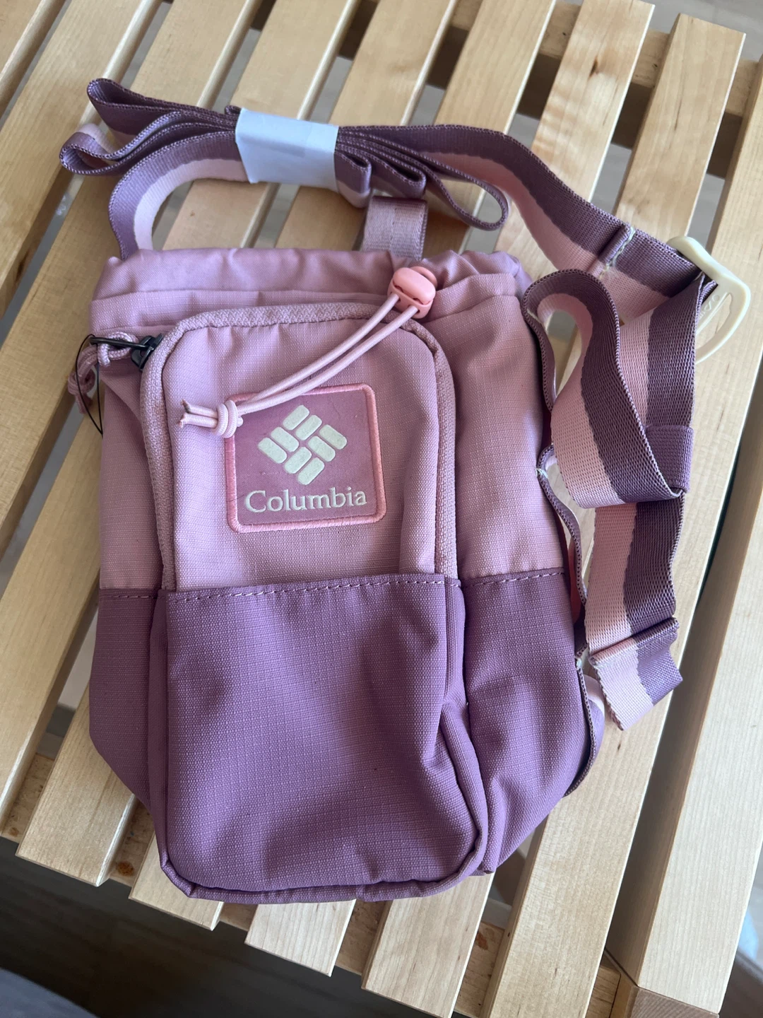 Columbia Trail Traveler Water Bottle Bag Pink