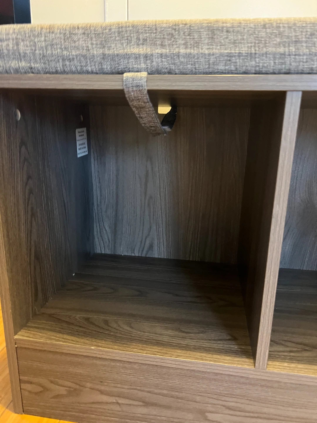 Entryway Bench with Storage - photo 3